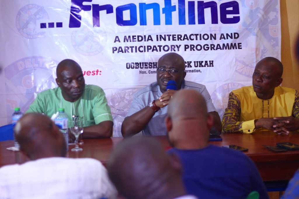 DOPF FRONTLINE Interaction with Delta Information Commissioner, Patrick Ukah: Putting the Record Straight