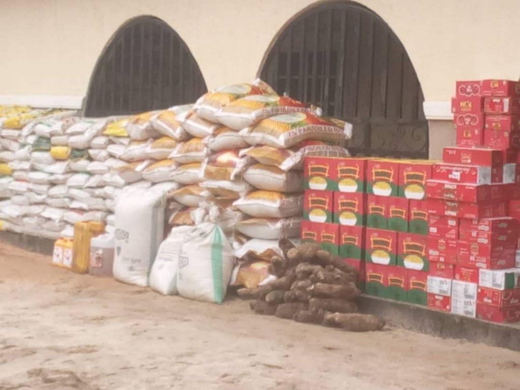 Lockdown: Delta Deputy Speaker gives food items to constituents, orphanages
