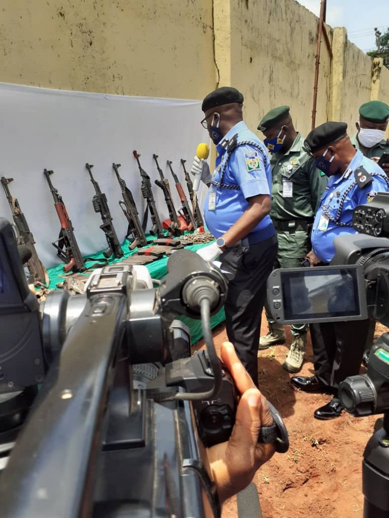 Delta Police command in big haul: Child traffickers, outlawed IPOB members, kidnappers, robbers nabbed, paraded