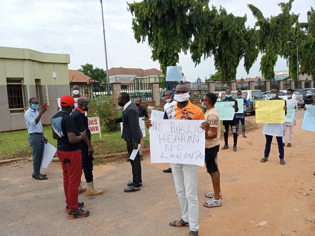 BREAKING – Protesters storm Delta Assembly Complex over new tax bill; insist on public hearing