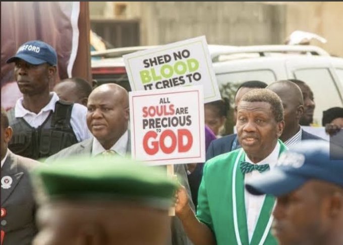 Pastor Adeboye states position on #EndSARS protest