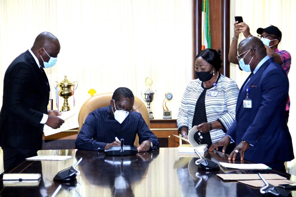 Okowa signs into law violence against persons, local content Bills