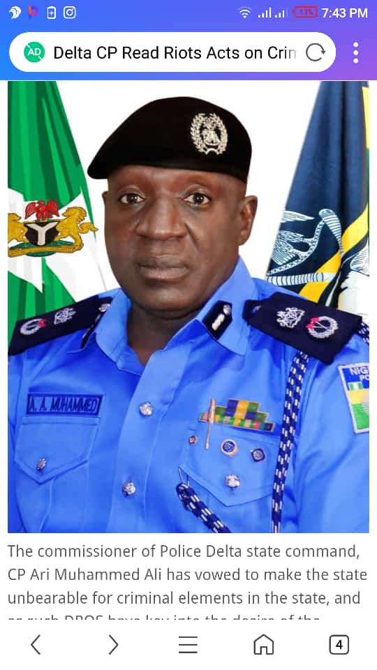 June 12: Delta Police Command warns against protest