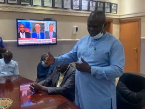 Convener,League of Professionals for Strategic Advocacy, Prince Obaro Unuafe making his speech