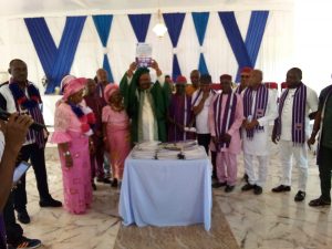 Unveiling of the school's magazine, St. Pius Pride.