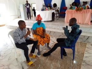 Drama presentation by students of the school.