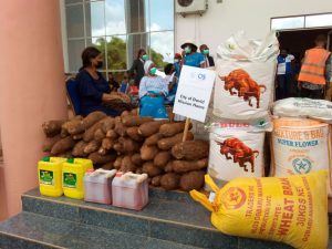 Another pack of food items presented to an orphanage home at the World Orphans Day celebration .