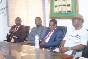 Some Principal officers of the Delta State House of Assembly at the award presentation.