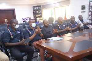 Members of the DOPF'S delegation to the award presentation.