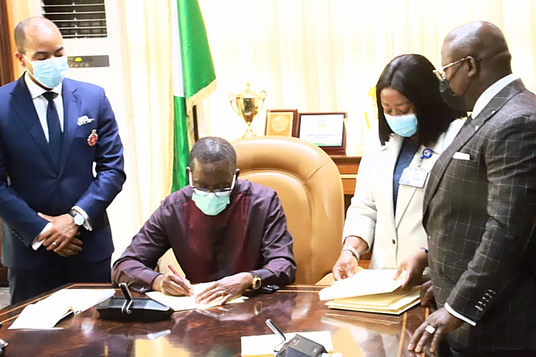 Okowa signs 2022 N479bn Appropriation Bill, others into law