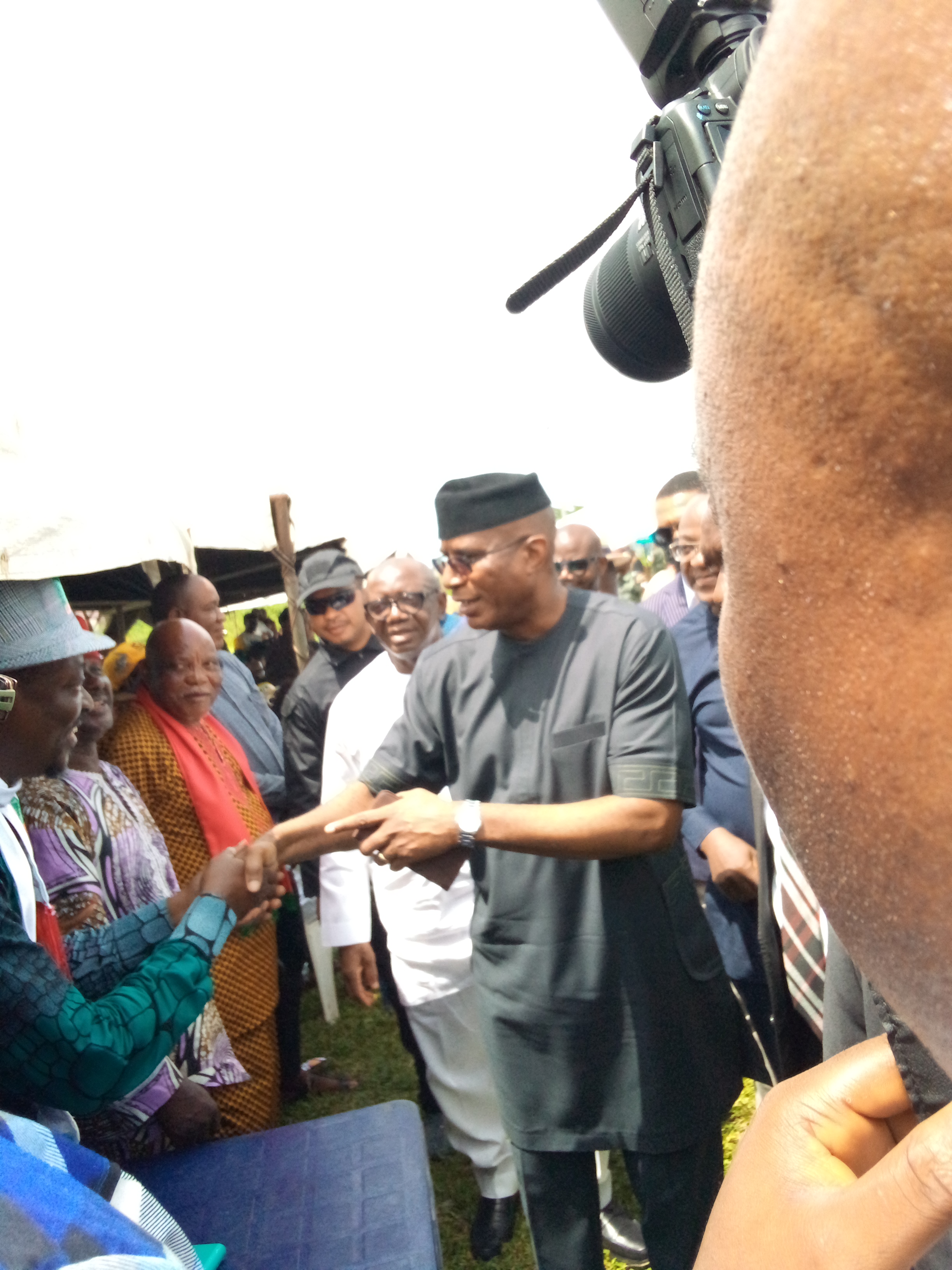 Omo-Agege arrives for APC governorship primary, may be sole aspirant