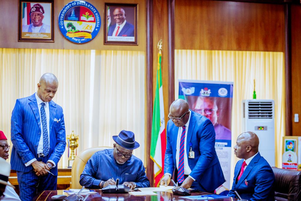 Oborevwori signs N724bn 2024 Appropriation Bill into Law