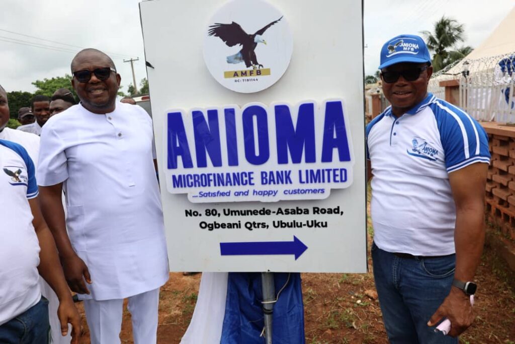 Osuoza hails financial inclusion of rural communities, inaugurates Anioma Microfinance Bank, Ubulu-Uku