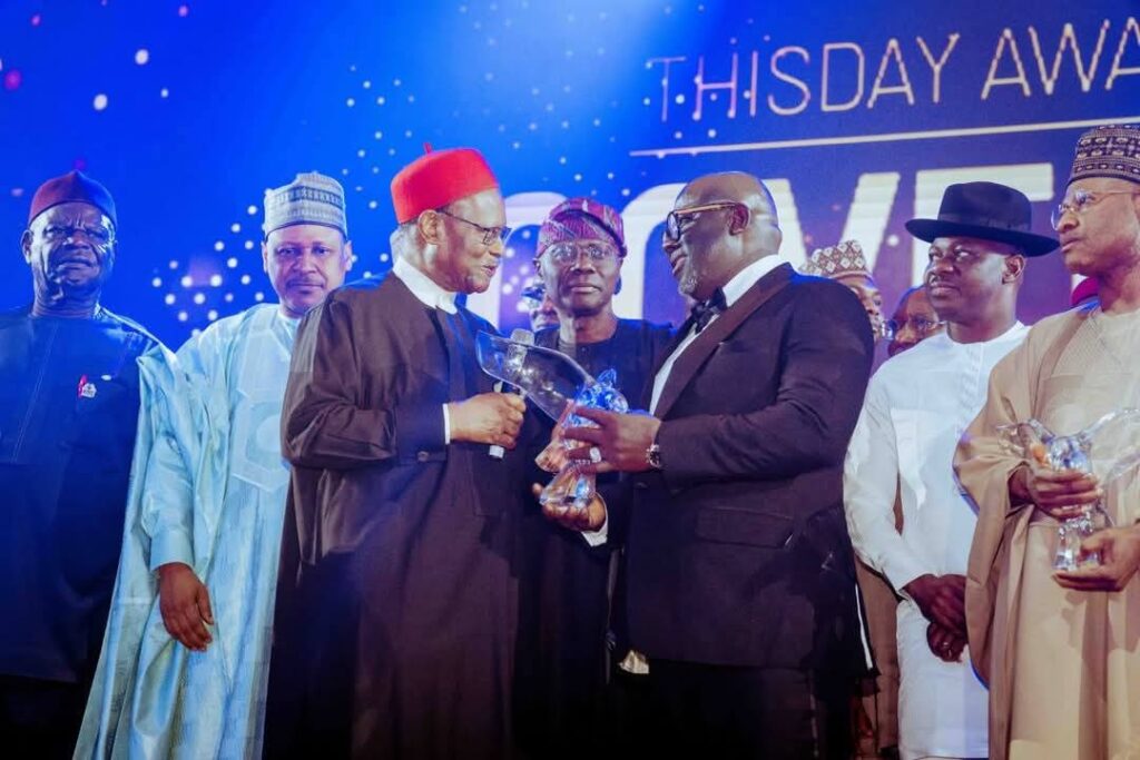 Oborevwori shines, wins Governor of the year 2024 Award