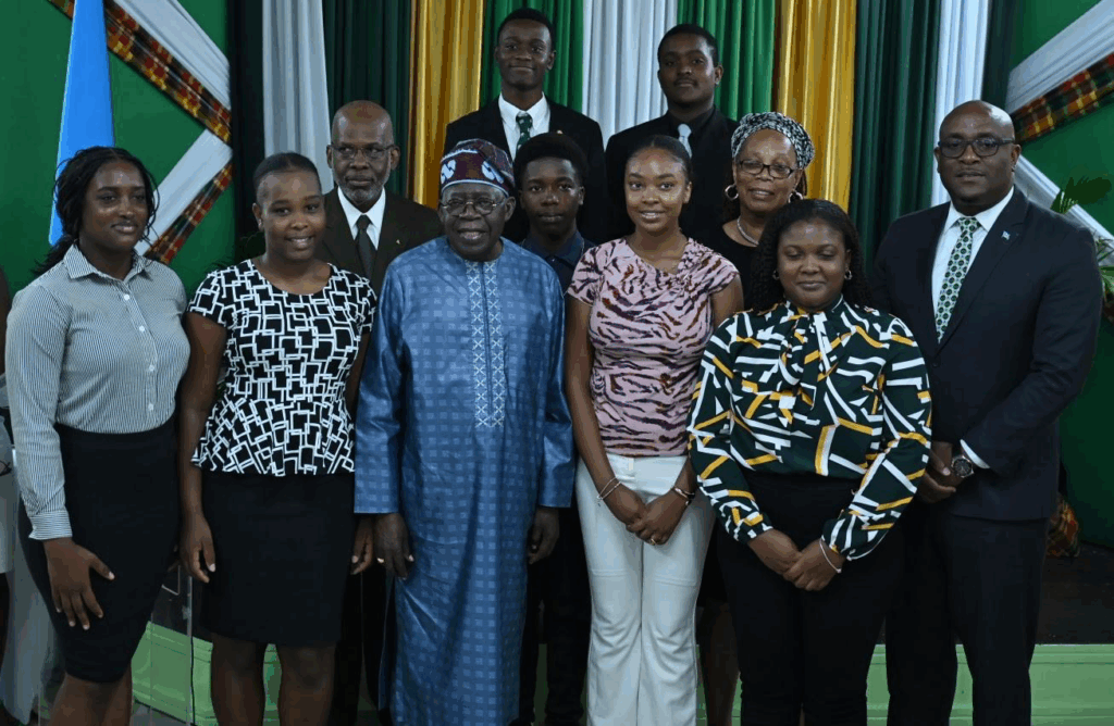 Education, your greatest tool; be bold, disciplined, commuted, Tinubu tells Saint Lucia students