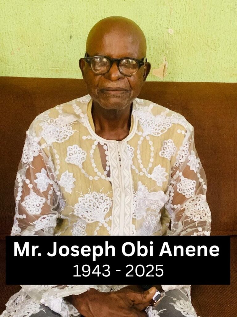 Obi Anene, co-author of ‘The History of Ubulu-Uku passes on at 89
