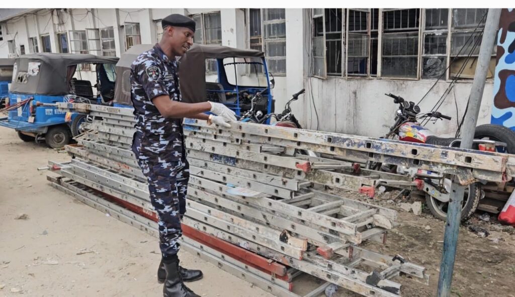 Police in Delta burst robbery syndicate, arrest suspects, recover stolen vehicles, iPhones, ladders