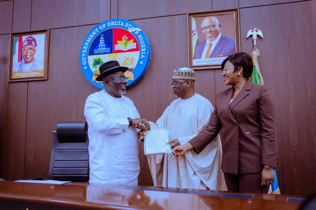 Oborevwori hands over land to FMBN for workers’ housing, waives ₦200m charges