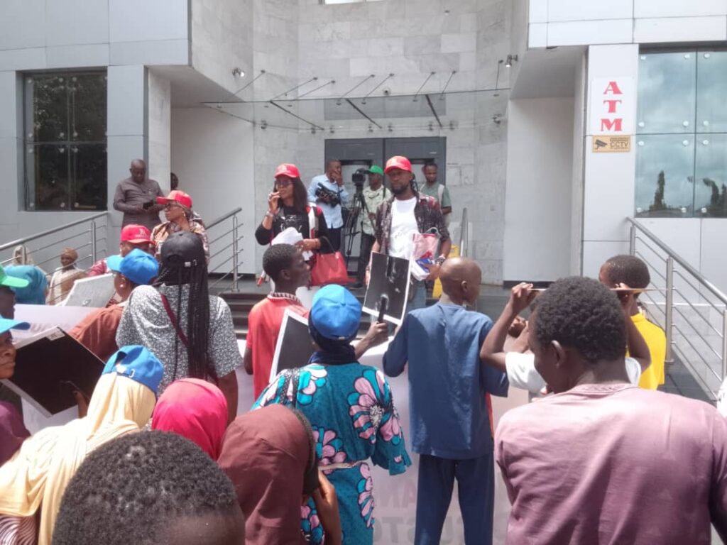 NGO pickets Sterling Bank for 2nd day over alleged fraud, customer victimization
