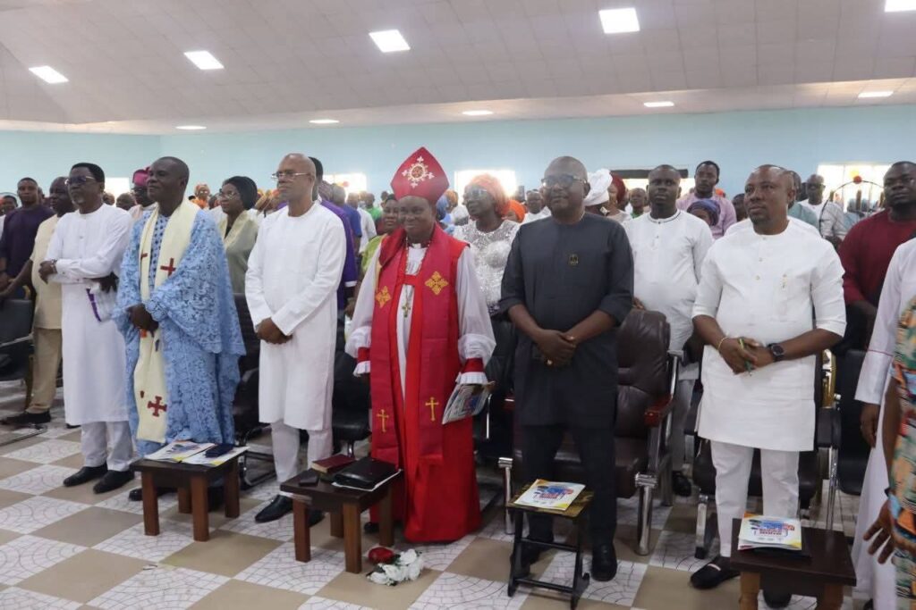 Oborevwori reaffirms partnership with church, faith institutions for peace, social renewal in Delta