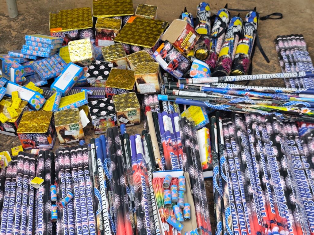 Delta Police reaffirms ban on fireworks, seizes pyrotechnics worth millions ahead of Yuletide