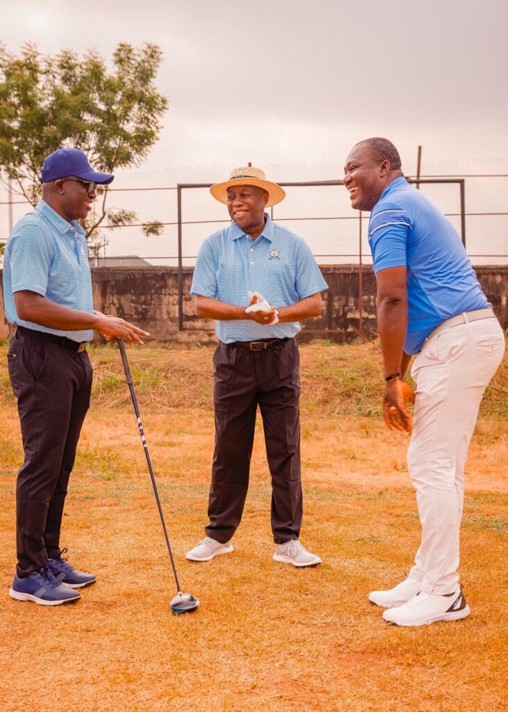 Asagba of Asaba in Maiden Azinge Golf Tournament tee off, emerges IGCC Patron
