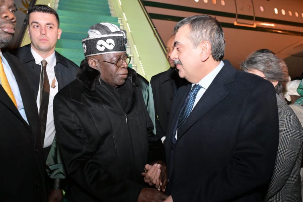 Tinubu arrives Ankara, Türkiye on State visit
