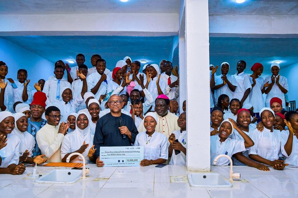 Peter Obi donates N20m to Bauchi health institutions, pushes investment in human  capital