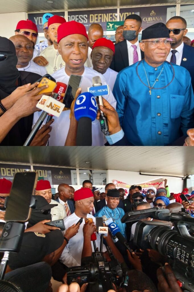 Nwoko storms Asaba to hero’s welcome, declares 2027 Senate bid, pushes Anioma State agenda