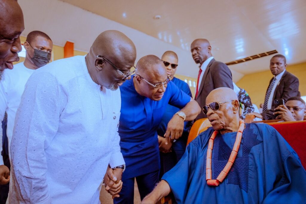 BIRTHDAY BELL- A life of legacy: Governor Oborevwori celebrates Pa Emmanuel Ogbechie at 100