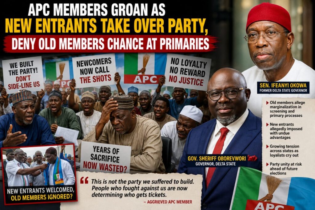 Delta APC boils over as loyalists revolt against ‘Political strangers’ hijacking party structures