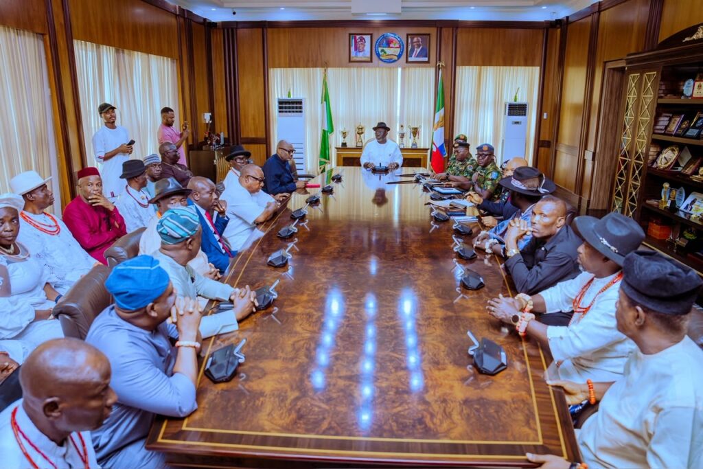 Warri peace tensions defused as Delta Governor, Oborevwori, summons ethnic leaders to Asaba