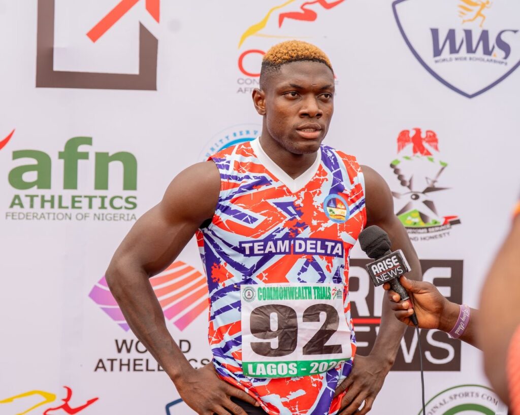 Oborevwori hails Team Delta’s dominance as Favour Ashe blazes to history as Nigeria’s fastest man