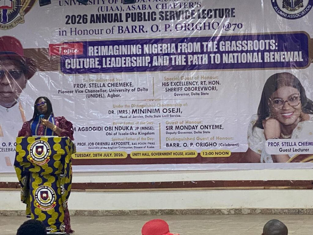 Nigeria cannot be rebuilt from Abuja Alone, Says Prof. Chiemeke, calls for grassroots revolution in leadership and governance