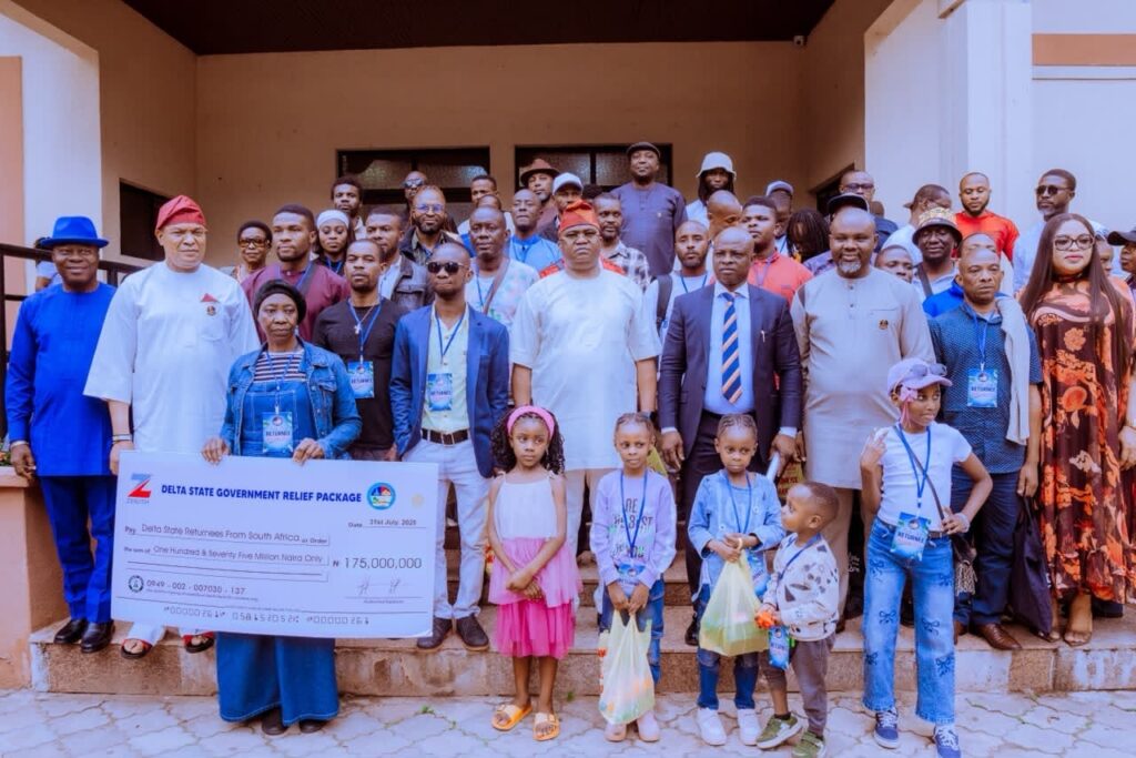 Xenophobia Is a gross violation of human rights,’ Oborevwori declares, rolls out ₦2m relief for South Africa returnees