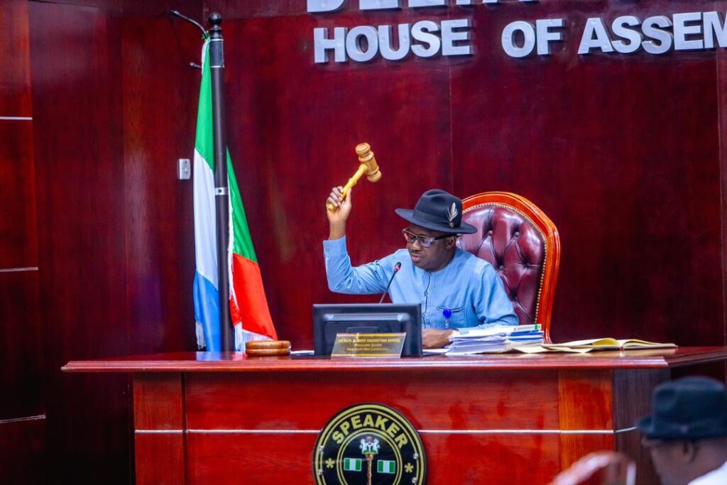 Delta Assembly resumes plenary, hails Oborevwori’s investment drive,; Speaker urges politicians to ensure peaceful conduct in campaigns
