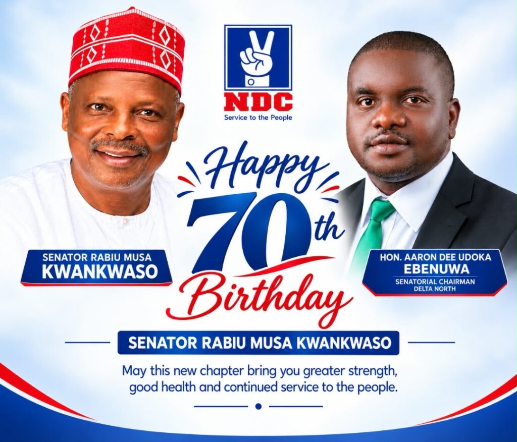 Delta North NDC Chairman, Ebenuwa celebrates Kwankwaso at 70, hails him as ‘Peter Obi’s successor’