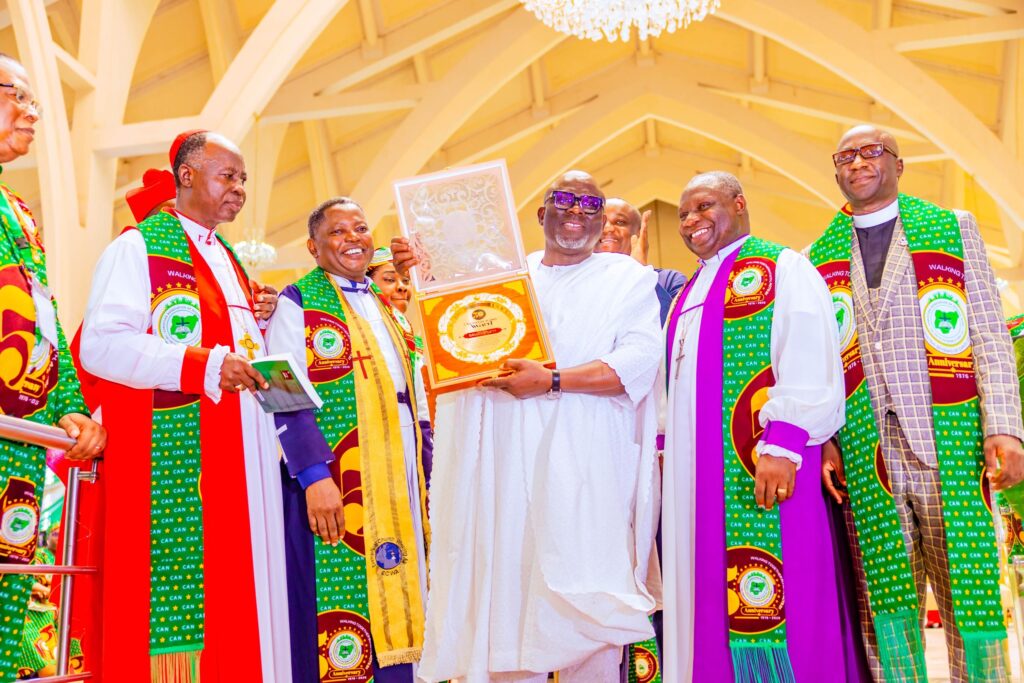 CAN honours Gov Oborevwori with Christian icon award